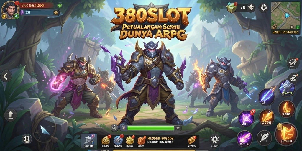 Tangkapan layar utama dari gameplay ARPG di 380SLOT.