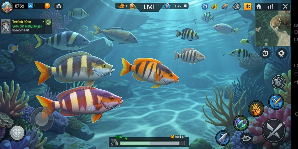 Screenshot gameplay Tembak Ikan yang menarik di 8768.