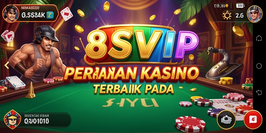 Tampilan Gameplay Menarik dari 8SVIP di Aplikasi Kasino.