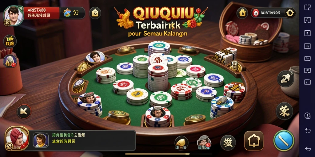 Gameplay seru dan menarik saat bermain QiuQiu di ARISTA88.
