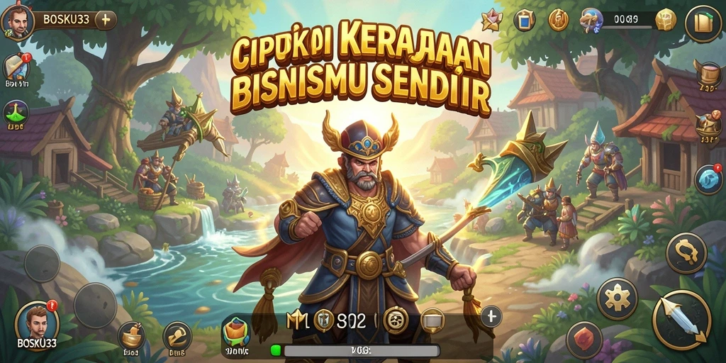 Tampilan gameplay Tycoon yang menarik di BOSKU33.