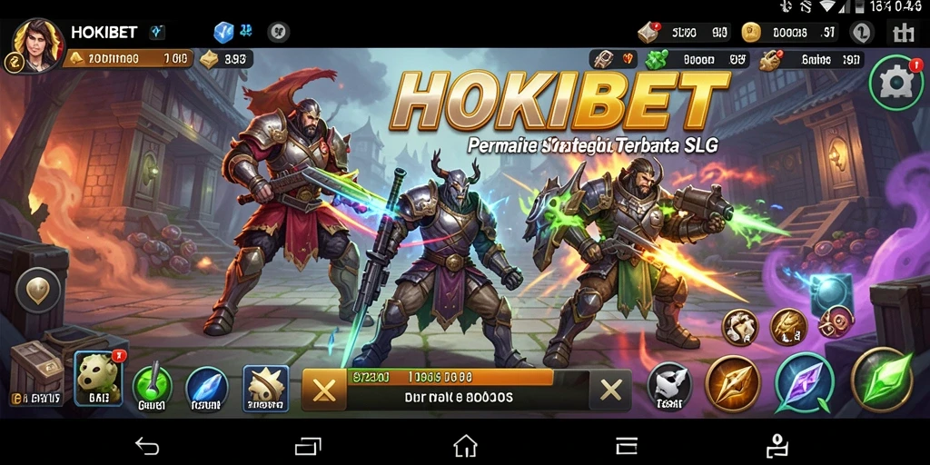 Tampilan memukau dari gameplay strategis HOKIBET