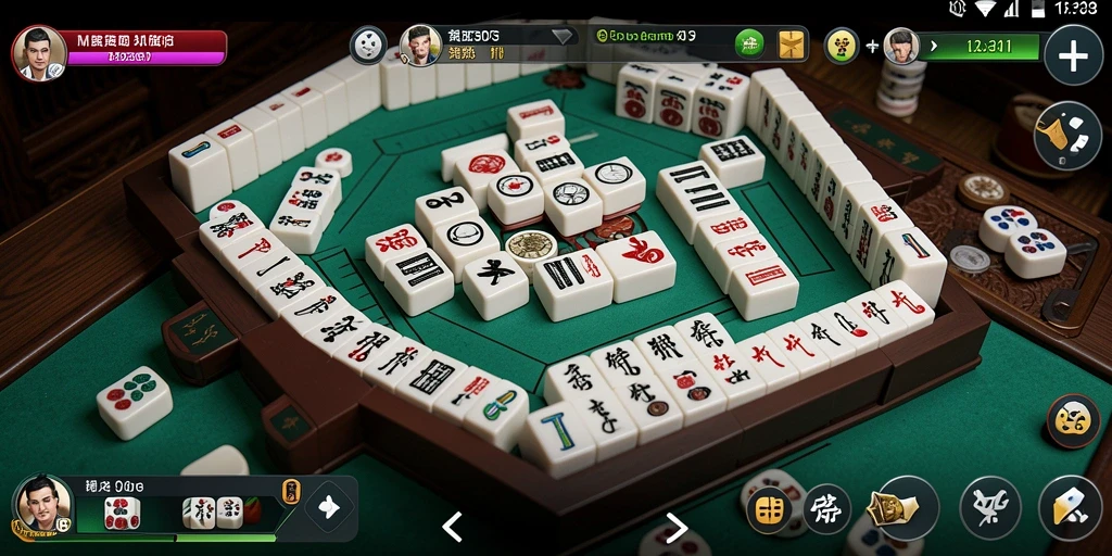 Screenshot MPO303 menampilkan gameplay seru dan grafis menawan dalam permainan Mahjong.