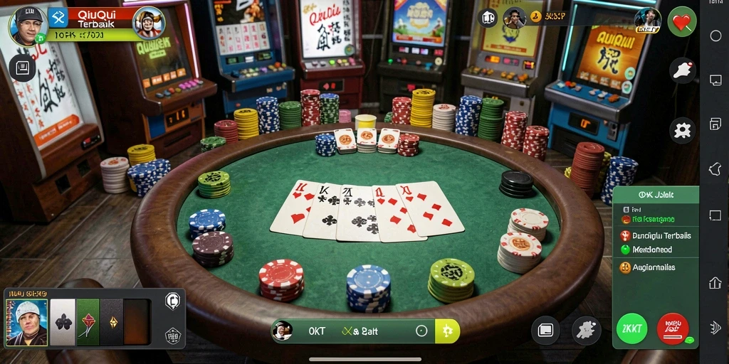 Screenshot gameplay QiuQiu yang seru di OKJKT.