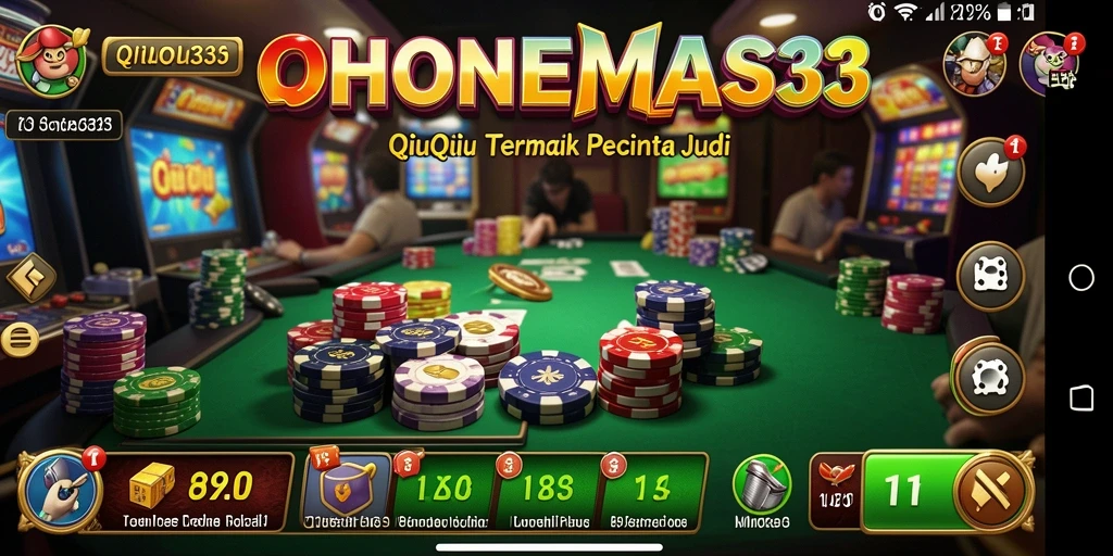 Gameplay QiuQiu seru di POHONEMAS33.