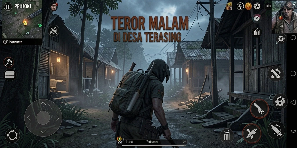 Gameplay mencekam dalam PPHOKI yang membuat pemain terhanyut.
