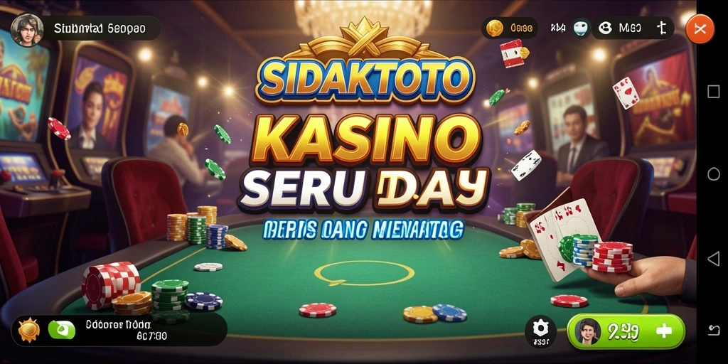 Tampilan gameplay menarik <strong>SIDAKTOTO</strong> yang memikat para pemain Kasino.