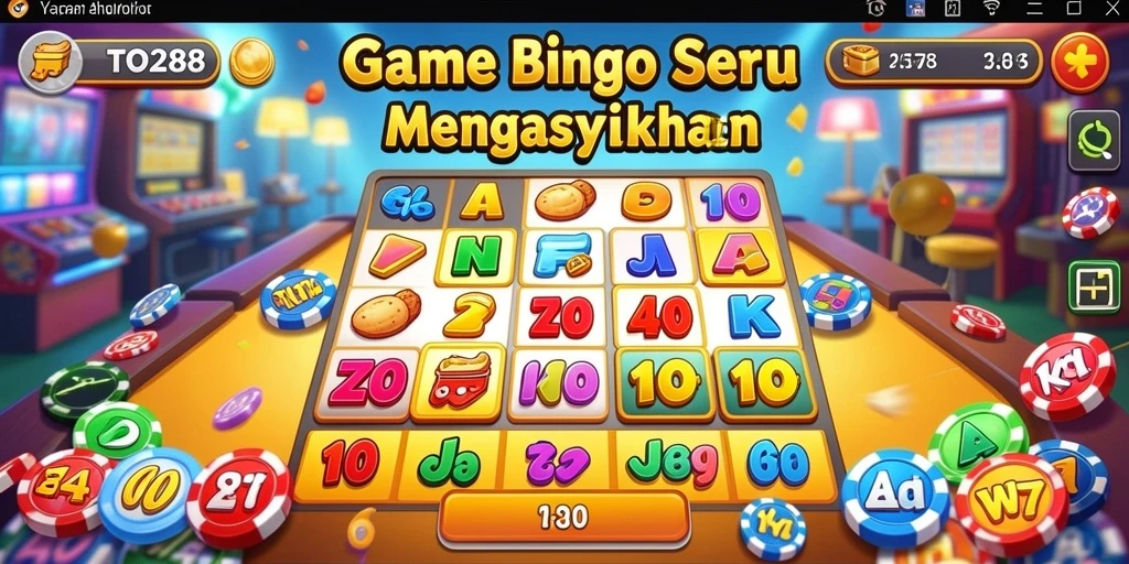 Screenshot menunjukkan gameplay Bingo TO288 yang seru.