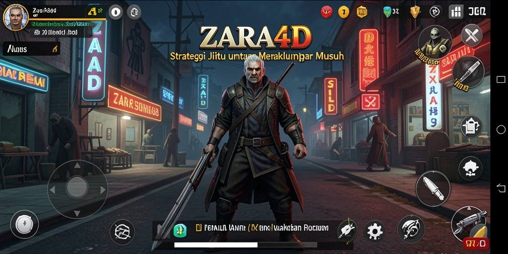 Screenshot gameplay ZARA4D yang menunjukkan pertempuran strategis mendebarkan.